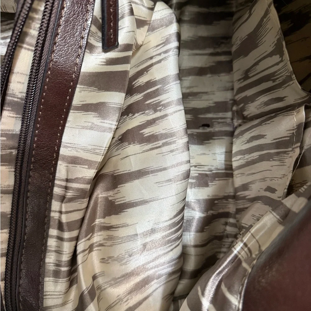 Dark Brown Slouchy Hobo-Style Tote Bag - Picture 8 of 8